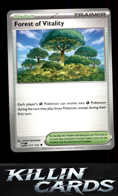 Forest of Vitality 117/132 Pokemon Uncommon ME01: Mega Evolution Card NM