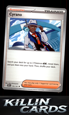 Cyrano - 170/191 170/191 Pokemon Uncommon SV08: Surging Sparks Card NM