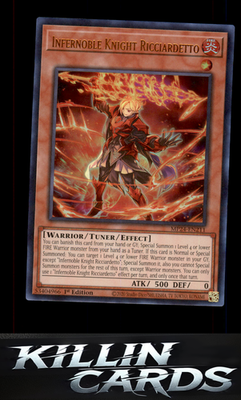 1st Edition Infernoble Knight Ricciardetto MP24-EN211 YuGiOh Ultra Rare 25th Ann