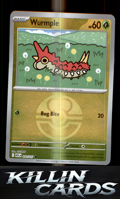 Reverse Holofoil Wurmple (Love Ball) 011/217 Pokemon Common ME: Ascended Heroes