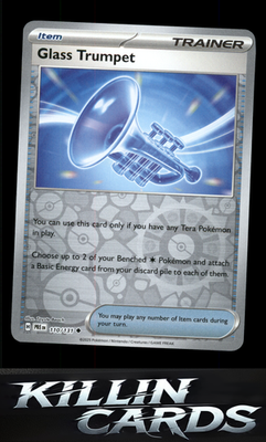 Reverse Holofoil Glass Trumpet 110/131 Pokemon Uncommon SV: Prismatic Evolutions