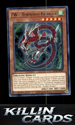 1st Edition ZW - Tornado Bringer KICO-EN035 YuGiOh Rare King's Court Card NM