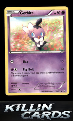 Gothita 39/111 Pokemon Common XY - Furious Fists Card LP