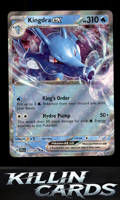 Kingdra ex - 012/064 012/064 Pokemon Double Rare SV: Shrouded Fable Card NM