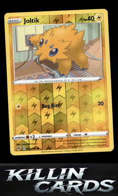 Reverse Holofoil Joltik 055/185 Pokemon Common SWSH04: Vivid Voltage Card NM