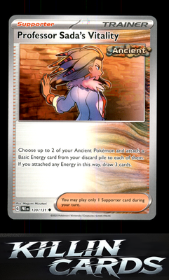Professor Sada's Vitality 120/131 Pokemon Uncommon SV: Prismatic Evolutions Card