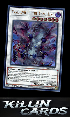 1st Edition Yazi, Evil of the Yang Zing GFP2-EN131 YuGiOh Ultra Rare Ghosts From