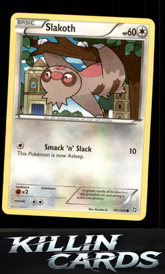 Slakoth 101/124 Pokemon Common Dragons Exalted Card LP