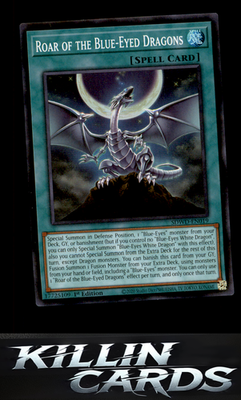 1st Edition Roar of the Blue-Eyed Dragons SDWD-EN019 YuGiOh Super Rare Structure