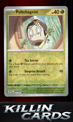 Reverse Holofoil Poltchageist - 021/167 021/167 Pokemon Common SV06: Twilight Ma