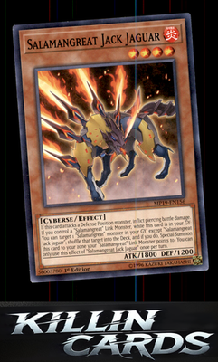 1st Edition Salamangreat Jack Jaguar MP19-EN156 YuGiOh Common 2019 Gold Sarcopha