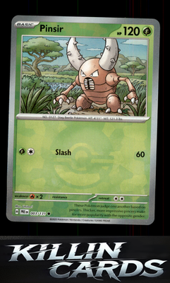 Pinsir (Poke Ball Pattern) 003/131 Pokemon Common SV: Prismatic Evolutions Card