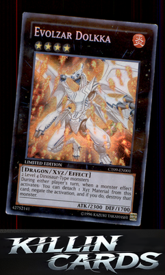 Evolzar Dolkka CT09-EN001 YuGiOh Secret Rare 2012 Collectors Tin Card NM