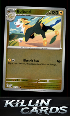 Reverse Holofoil Boltund 031/094 Pokemon Common ME02: Phantasmal Flames Card NM