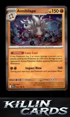 Annihilape 092/182 Pokemon Rare SV10: Destined Rivals Card NM
