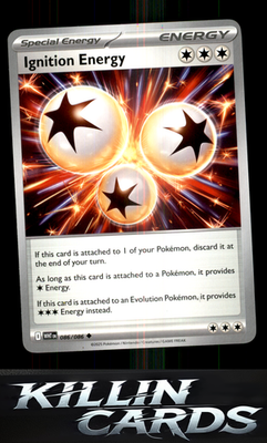 Ignition Energy 086/086 Pokemon Uncommon SV: White Flare Card NM