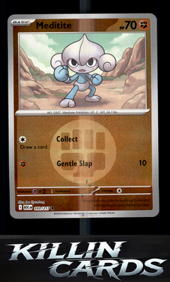 Reverse Holofoil Meditite (Energy Symbol Pattern) 103/217 Pokemon Common ME: Asc