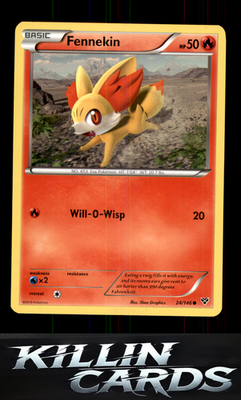 Fennekin 24/146 Pokemon Common XY Base Set Card NM