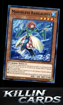 1st Edition Marincess Basilalima MP21-EN047 YuGiOh Common 2021 Tin of Ancient Ba