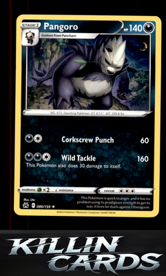 Pangoro 080/159 Pokemon Rare SWSH: Crown Zenith Card NM