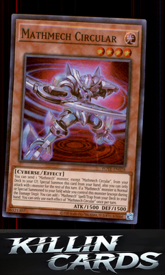 1st Edition Mathmech Circular POTE-EN028 YuGiOh Super Rare Power of the Elements