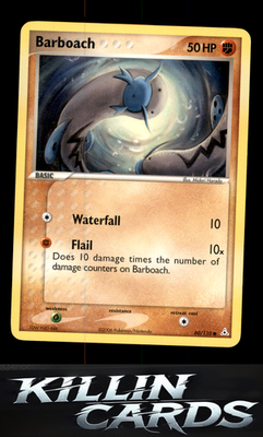 Barboach 60/110 Pokemon Common Holon Phantoms Card LP