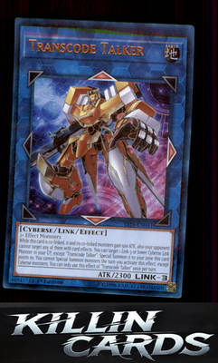 1st Edition Transcode Talker YS18-EN041 YuGiOh Ultra Rare Starter Deck: Codebrea