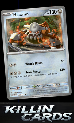 Heatran (Poke Ball Pattern) 068/131 Pokemon Uncommon SV: Prismatic Evolutions Ca