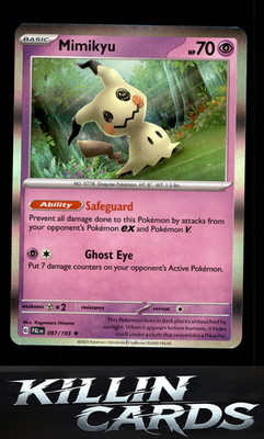 Mimikyu 097/193 Pokemon Rare SV02: Paldea Evolved Card NM