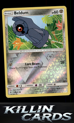 Reverse Holofoil Beldum 83/145 Pokemon Common SM - Guardians Rising Card NM