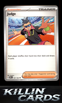 Judge - 167/182 167/182 Pokemon Uncommon SV10: Destined Rivals Card NM