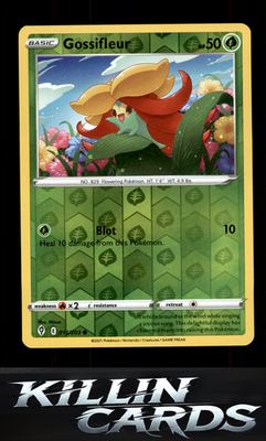 Reverse Holofoil Gossifleur 015/203 Pokemon Common SWSH07: Evolving Skies Card N