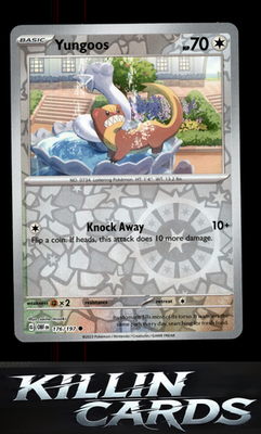 Reverse Holofoil Yungoos 176/197 Pokemon Common SV03: Obsidian Flames Card NM