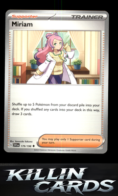 Miriam - 179/198 179/198 Pokemon Uncommon SV01: Scarlet & Violet Base Set Card N