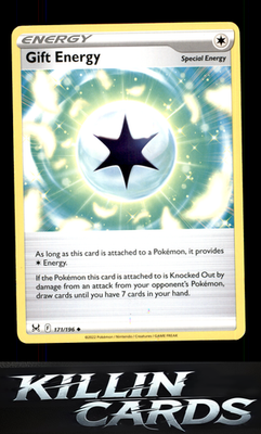 Gift Energy 171/196 Pokemon Uncommon SWSH11: Lost Origin Card NM