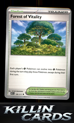 Forest of Vitality 188/217 Pokemon Uncommon ME: Ascended Heroes Card NM