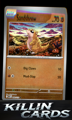 Sandshrew 068/132 Pokemon Common ME01: Mega Evolution Card NM