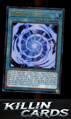 1st Edition Ultimate Fusion MP23-EN027 YuGiOh Ultra Rare 25th Anniversary Tin: D