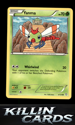 Yanma 4/124 Pokemon Common Dragons Exalted Card LP