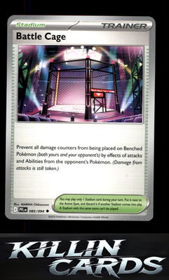 Battle Cage - 085/094 085/094 Pokemon Uncommon ME02: Phantasmal Flames Card NM