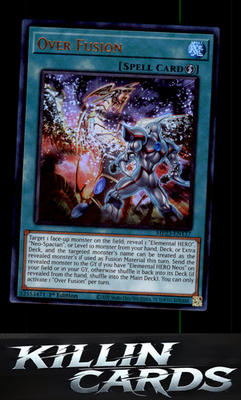 1st Edition Over Fusion MP23-EN137 YuGiOh Ultra Rare 25th Anniversary Tin: Dueli
