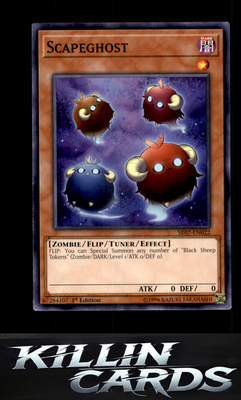 1st Edition Scapeghost SR07-EN022 YuGiOh Common Structure Deck: Zombie Horde Car