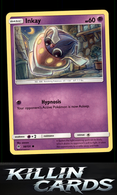 Inkay 50/131 Pokemon Common SM - Forbidden Light Card NM