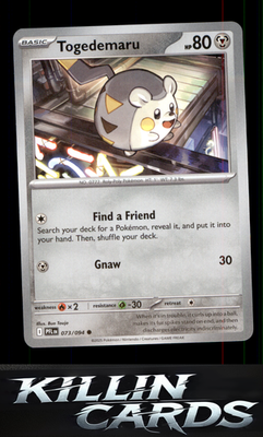 Togedemaru - 073/094 073/094 Pokemon Common ME02: Phantasmal Flames Card NM