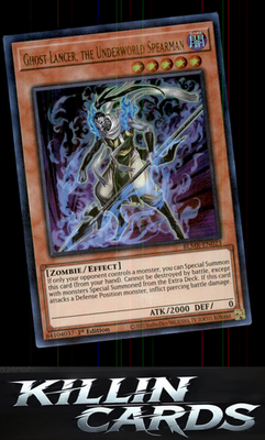 1st Edition Ghost Lancer, the Underworld Spearman BLMR-EN023 YuGiOh Ultra Rare B