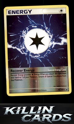Reverse Holofoil Recover Energy 96/100 Pokemon Uncommon Majestic Dawn Card LP