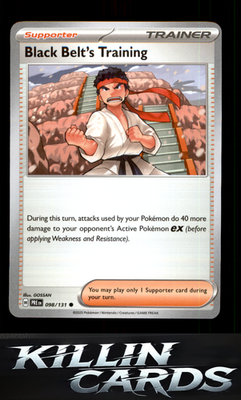 Black Belt's Training - 098/131 098/131 Pokemon Common SV: Prismatic Evolutions