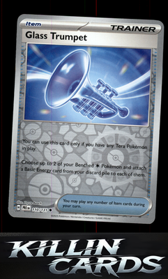 Reverse Holofoil Glass Trumpet 110/131 Pokemon Uncommon SV: Prismatic Evolutions