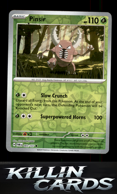 Reverse Holofoil Pinsir - 003/167 003/167 Pokemon Common SV06: Twilight Masquera