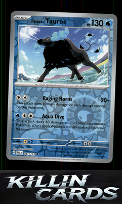 Reverse Holofoil Paldean Tauros - 041/193 041/193 Pokemon Uncommon SV02: Paldea